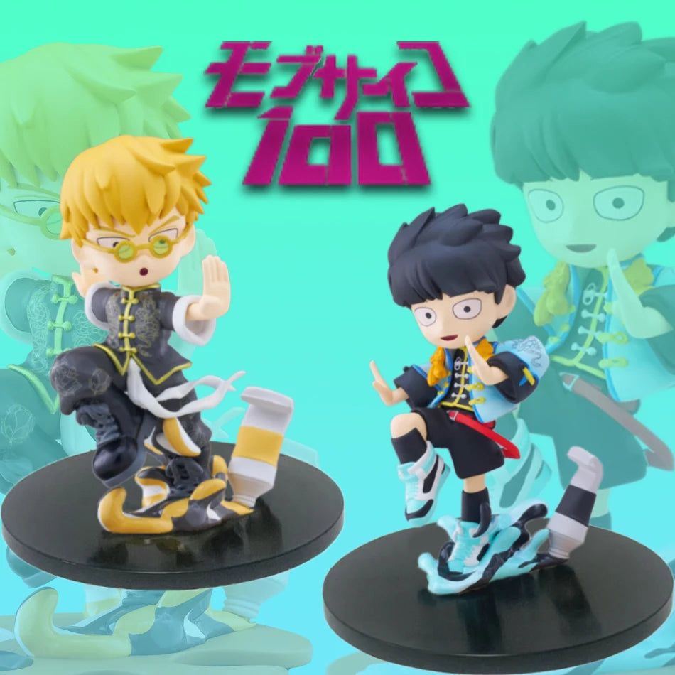 Bushiroad PalVerse Mob Psycho100 Shigeo Kageyama & Arataka Reigen Anime Figures PVC Statue Collection Model Toys Kids Gift