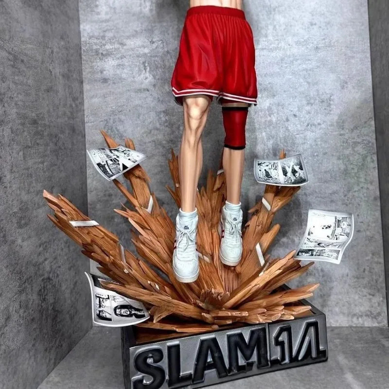 47CM SLAM DUNK Figure Mitsui Hisashi Shooting Anime Collection Model Desktop Ornament Decorations Holiday Gifts Children Toys