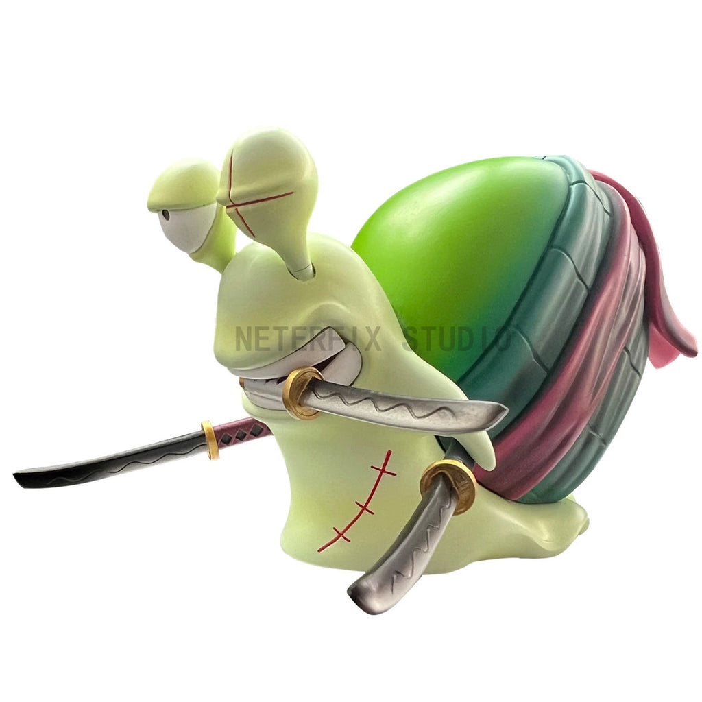 One Piece Den Den Mushi Anime Figure Luffy Ace Zoro Law Buggy Manga Statue Pvc Action Figurine Collection Model Toy Doll Gift