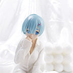 11cm Anime Re:Life In A Different World From Zero Action Figure White Shirt Rem Figure PVC Collection Model Toys Children Gifts
