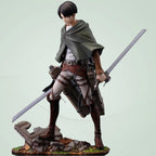 Attack On Titan Captain Levi 1/8 Scale Scene Figure Anime Collectible Model Desktop Ornament& Gift For Boys