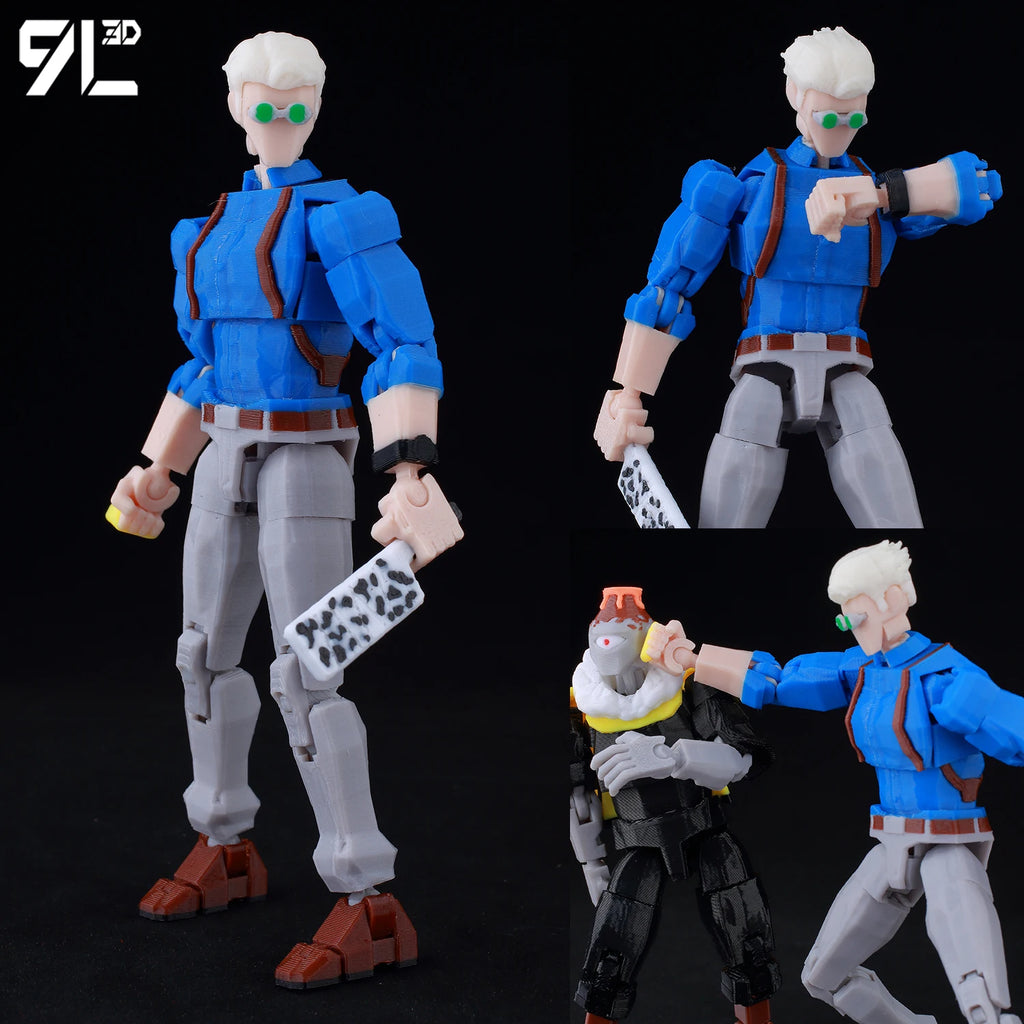 9L3D T13 Nanami Kento Battle Pose Figure JJK Anime Action Model LUCKY13 Figure Collector's Edition Dummy13 Gift for Fans