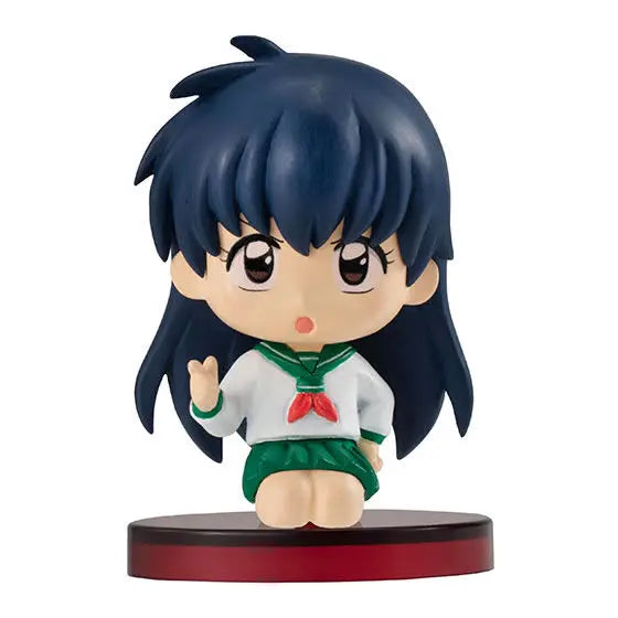 Inuyasha Action Figure Model Sitting Series Anime Peripheral Products Kagome Kikyo Sesshoumaru Rin Gashapon EX CASHAPON ORIGINAL