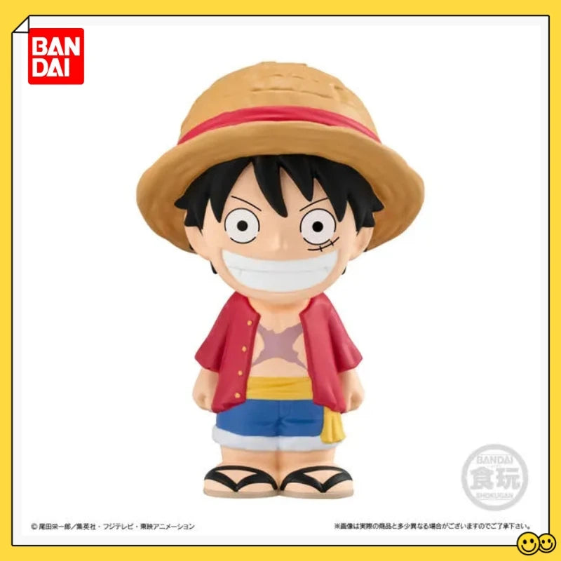 One Piece Original Bandai In Stock Gear 5 Luffy Nika Jinbe Soft Blind Box Anime Figure Desktop Ornament Model Collect Toys Gifts