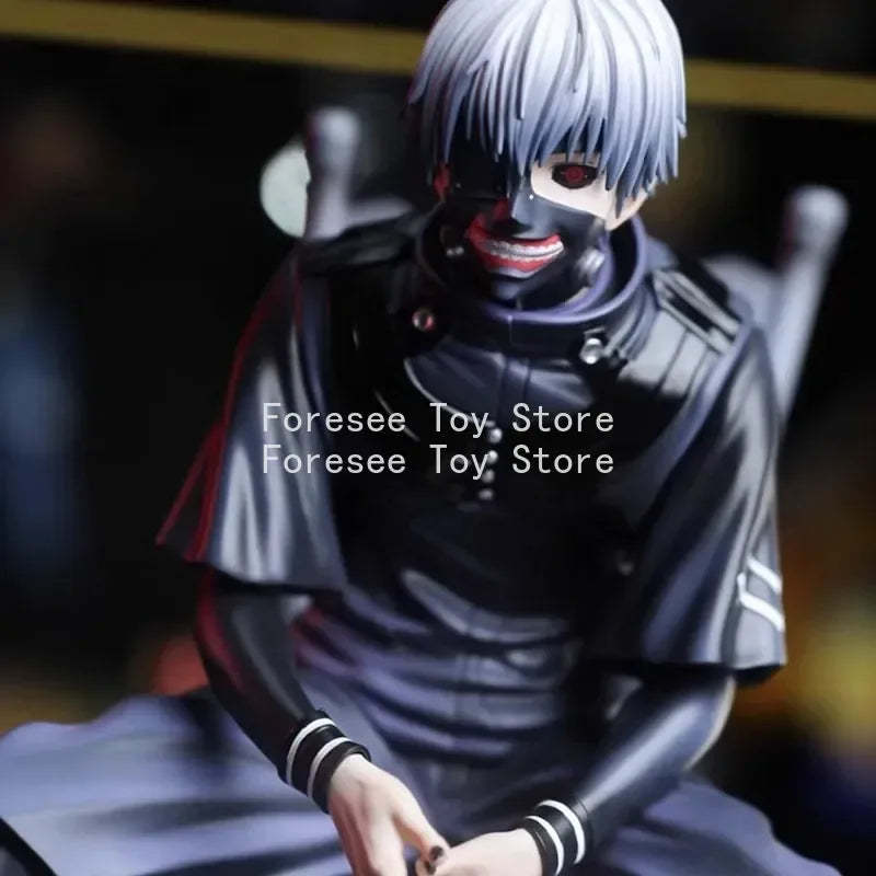 28cm Height Kaneki Ken Double-headed Figure ‌Tokyo Ghoul Anime Figures Collection Desktop Decorations Best Gifts for Childrens