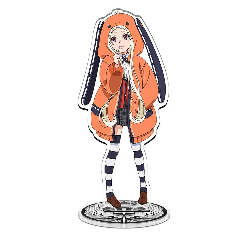 Anime Kakegurui Acrylic Stand figure Mary Saotome/Yumeko Jabami/Manga Inoshishi Stand Plate Cosplay Prop Decor Cartoons Gifts