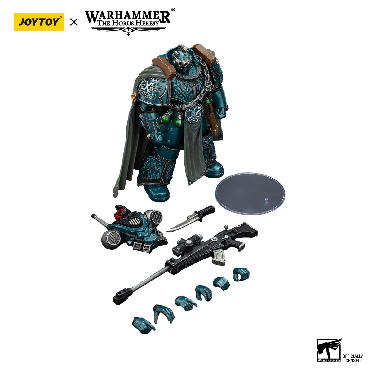 Warhammer The Horus Heresy 1/18 Action Figures Alpha Legion Exodus The One who is Many Headhunter Prime
