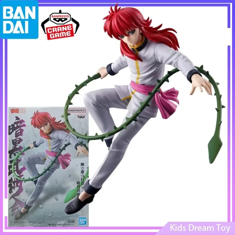 Bandai in Stock Original BANPRESTO YuYu Hakusho Anime -Dark Tournament Kurama- Action Figures Toys Collectible Model Gifts Kids