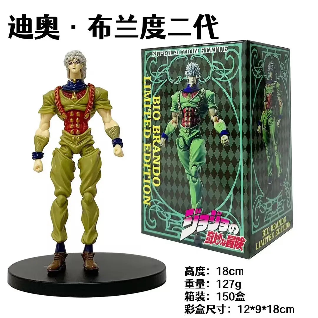 Anime JoJo's Bizarre Adventure Figure Dio Brando Phantom Blood Model Toy Gift Aciton Figure 18CM Super Action Statue