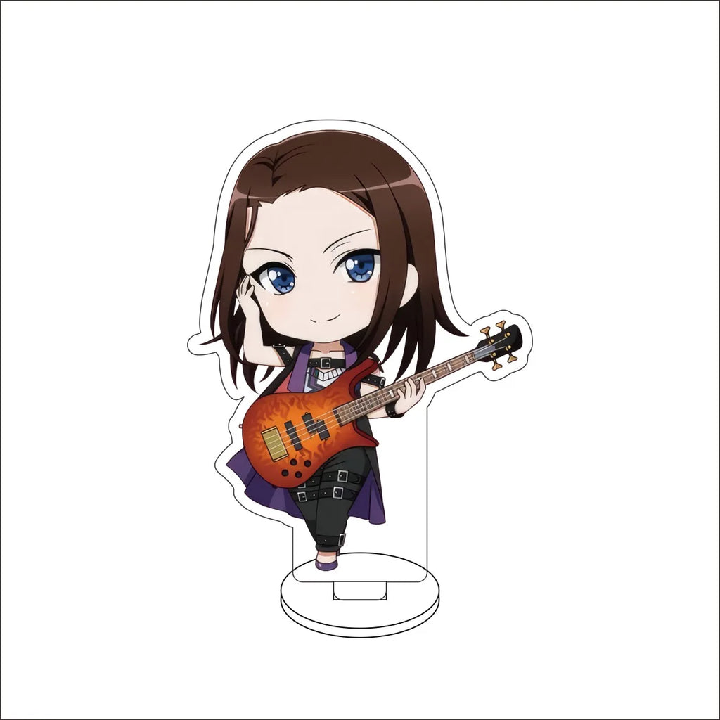 10CM Anime BanG Dream! Nendoroid Figure Stand Model Tsukushi Futaba/Nanami Hiromachi/Mashiro Kurata Cute Desk Decor Standing Sign Gifts