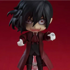 Original Anime Doll Hellsing Ultimate OVA Series Alucard Anime Figure Toys Kwaii Q Ver. Action Figurine Doll PVC Model Collector