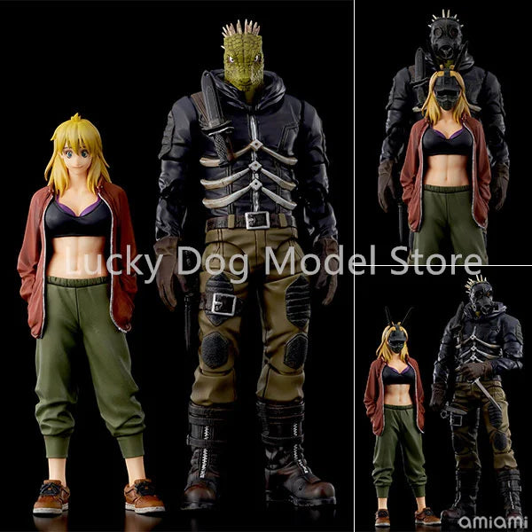 Sentinel Original:Dorohedoro Kaiman & Nikaido 1/12 PVC Action Figure Anime Model Toys Collection Doll Gift
