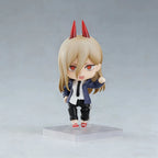 10cm Chainsaw Man Power Q Version Nendoroid Action Figure Interchangeable Face Anime Figure PVC Model Toy With Stand Decor Gift