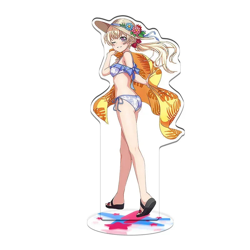 BanG Dream! Acrylic Standing  Anime Fans Game Stand Poppin'Party Hanazono Tae Kokoro Tsurumaki Yukina Minato Roselia Hazawa Gitf