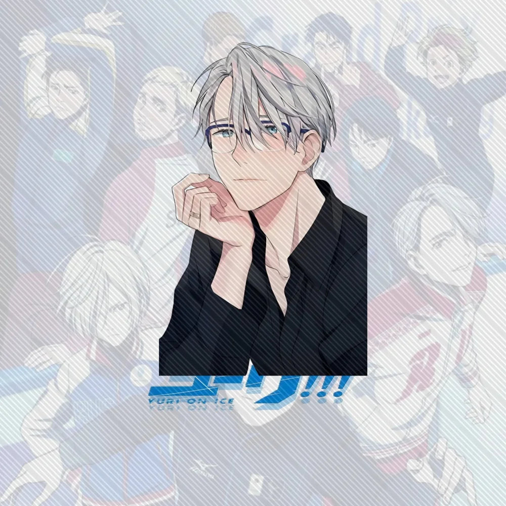 15CM Anime Yuri on Ice Acrylic Stand Model Cosplay Charm Characters Ornament Accessories Goods Collection Christmas Gifts