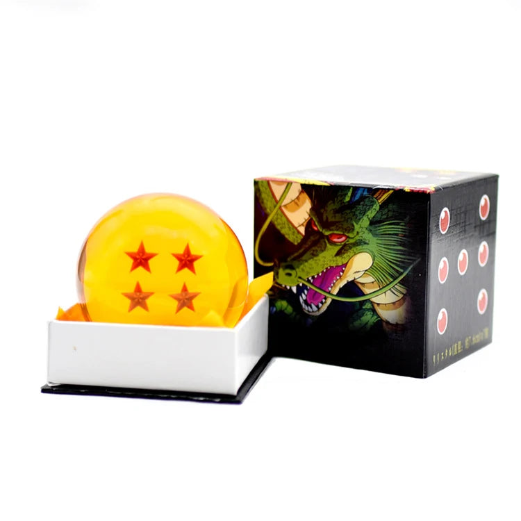 3.5-7.6CM Anime Dragon Ball Crystal Ball Z Star 1-7 Resin Dragonbead Cosplay Props Desktop Decoration Children Toys Gifts