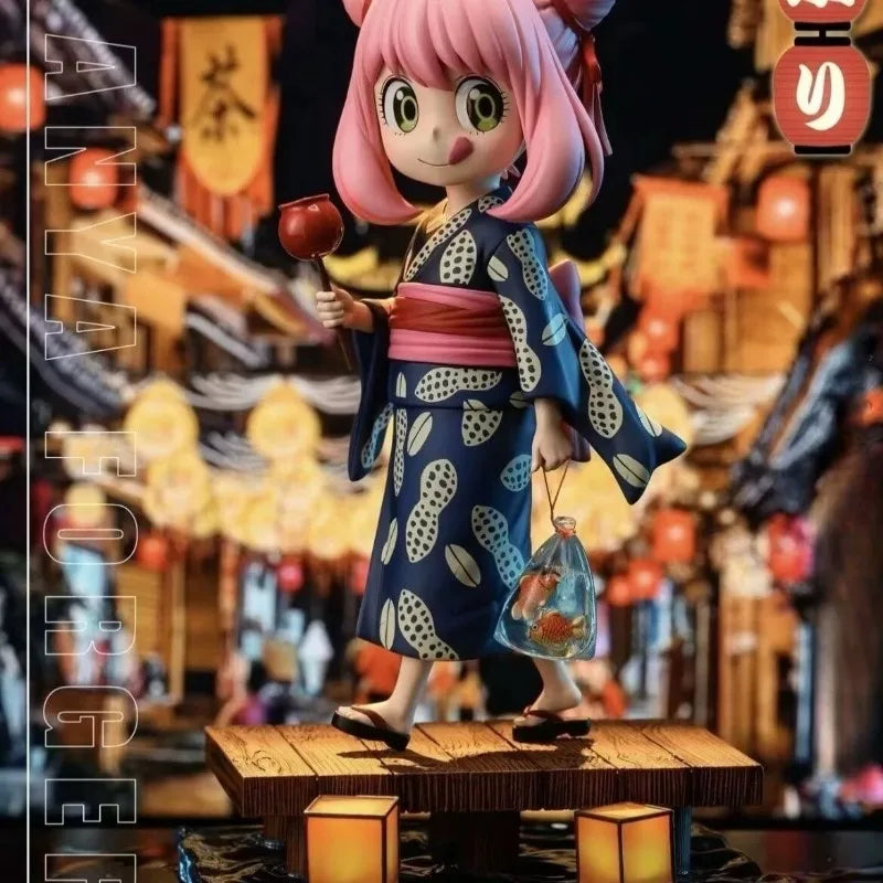 20cm SPY × FAMILY Anya Forger Hand-made Anime Animation Movie Peripheral Desktop Ornament Decoration Collection Birthday Gifts