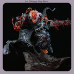 22cm Bleach Ichigo Kurosaki Hollow Mask Attacking Pose Anime Figure Model Statue Desktop Decoration