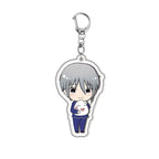 Fruits Basket Anime Acrylic Keychain Lovely Bag Charm Pendant Gift Fun Key Chain Cute Souvenir Creative Llavero Friend Kingring