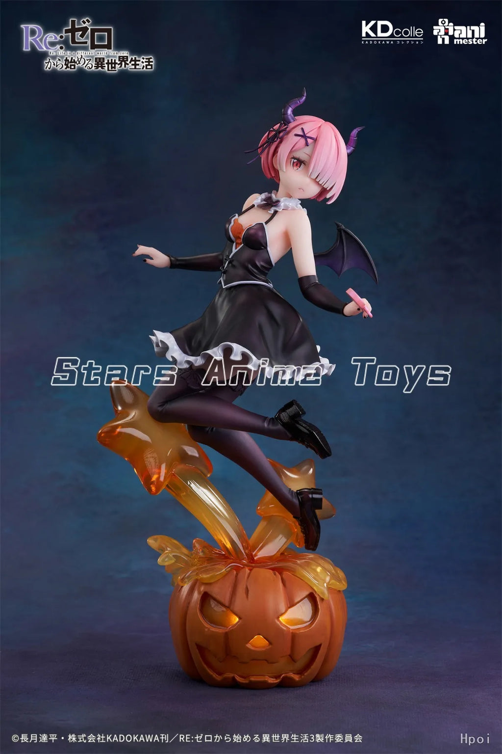 Original KADOKAWA KDcolle Re ZERO Starting Life in Another World RAM/REM Magic Night Magic Anime Figure Model Gift Toy