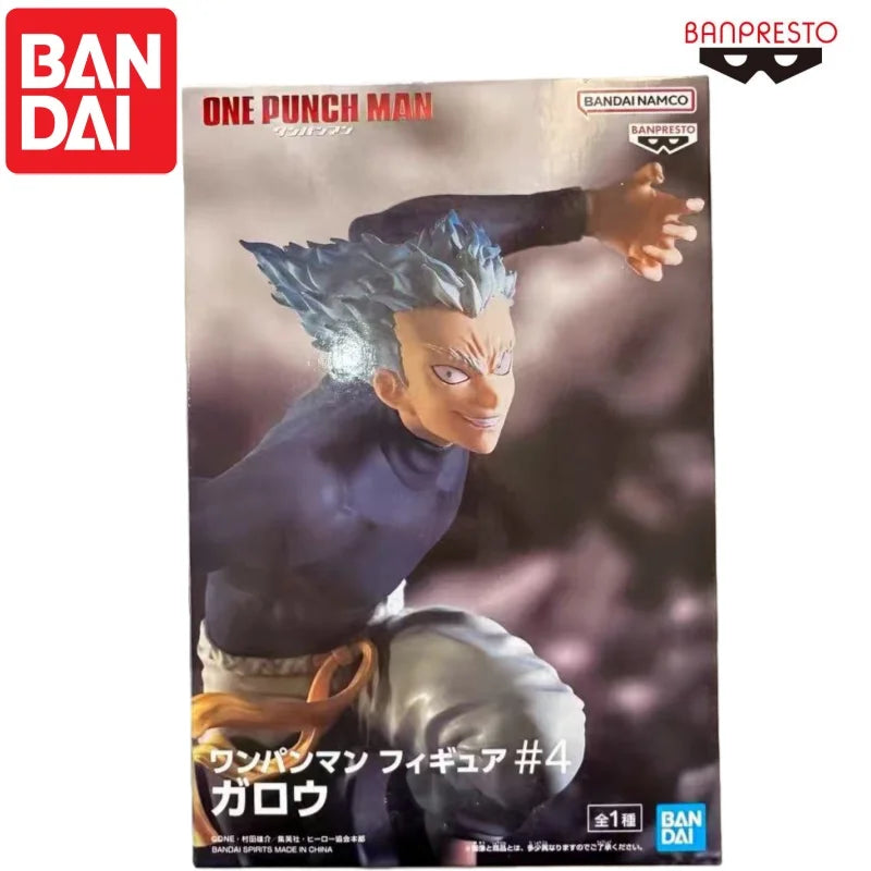 Bandai In Stock Original One Punch Man Garou Doll Brand New Boxed Animation Peripherals Characters Garage Banpresto Ornaments