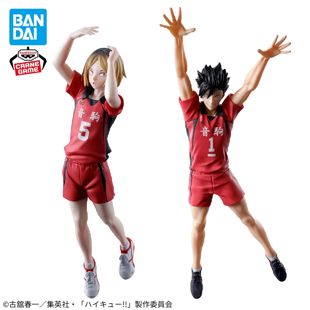 In Stock Original BANPRESTO Posing Figure Tetsuro Kuroo Kenma Kozume Figure Anime Haikyu!! Model Genuine Boxed Toy