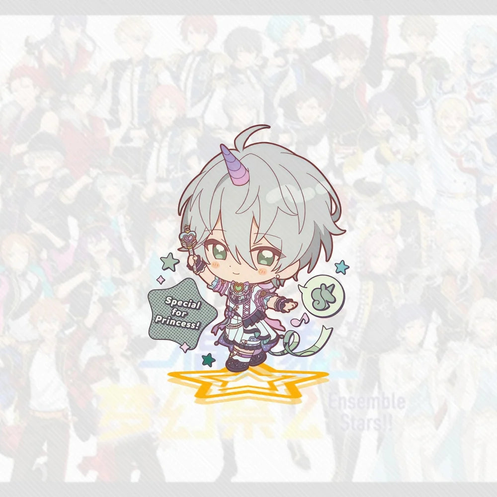 10CM game Ensemble Stars!! Acrylic Stand cute Model Desk Decor Cosplay Characters Ornament Accessories Good Christmas Gifts