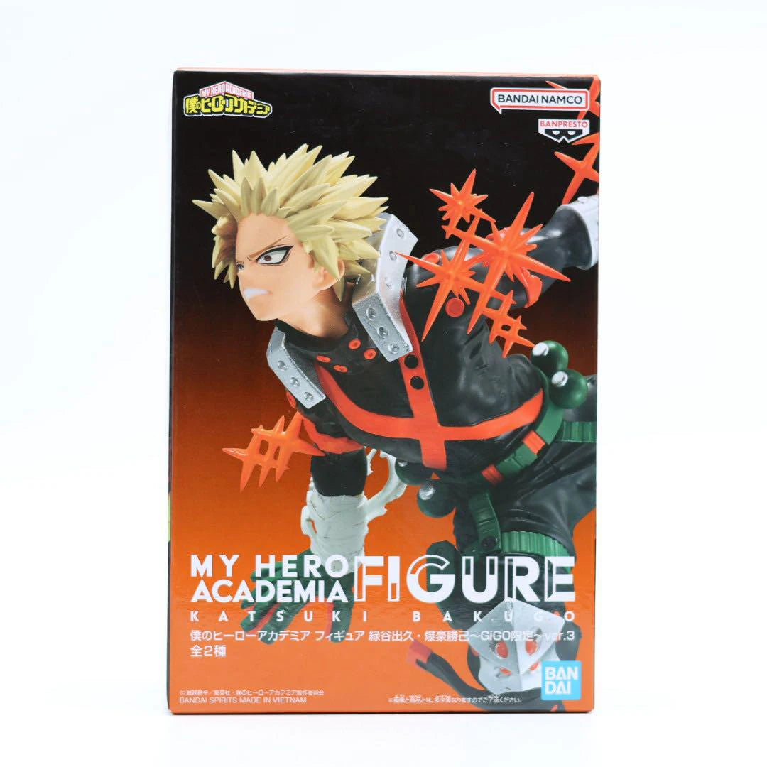 Original Bandai GiGO My Hero Academia Figure Izuku Midoriya Katsuki Bakugo  All For One All Might Figure Anime Model Toy
