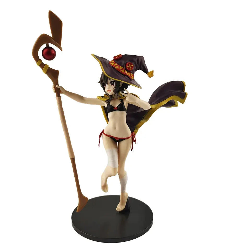 Figma 407 Figure KonoSuba God's Blessing on This Wonderful World Anime Figure Megumin Figures Cute Statue Collectible Model Toys