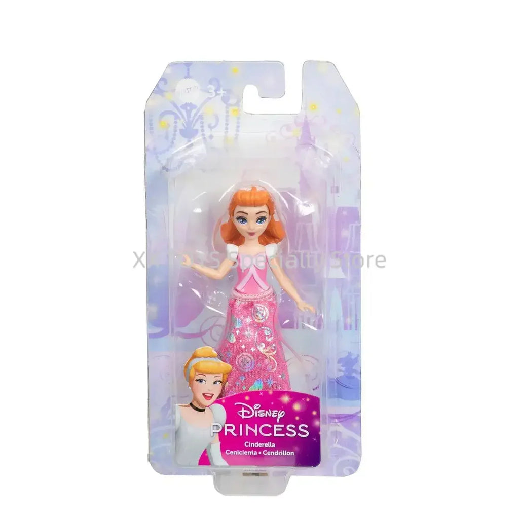 Disney Princess Core Small Model Series Rapunzel Ariel Snow White Princess Belle Movable Joint Model Collectible Ornaments Gifts
