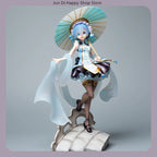 Re:Zero - Starting Life in Another World Rem Lolita Style with Umbrella 28cm Anime Figure Statue Desktop Decoration Gift