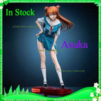 In Stock NEON GENESIS EVANGELION EVA Asuka New Style School Uniforms GK China Ver. Figure Models Anime Toys Doll Collection