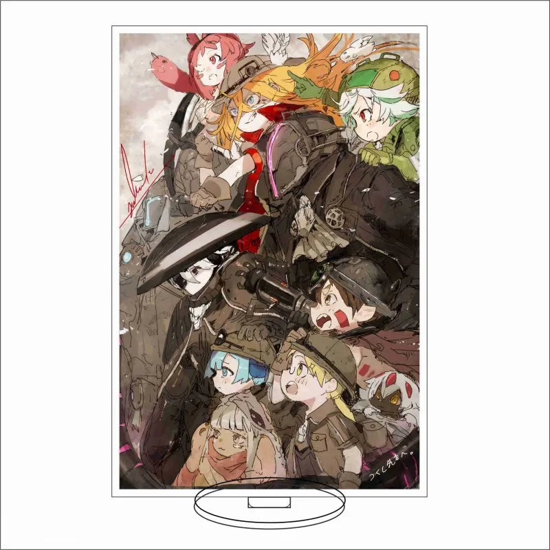 Made In Abyss Anime Acrylic Stand Model Figures Riko Nanachi Cosplay Creative Model Plate Desk Decor Cute Standing Sign Gifts