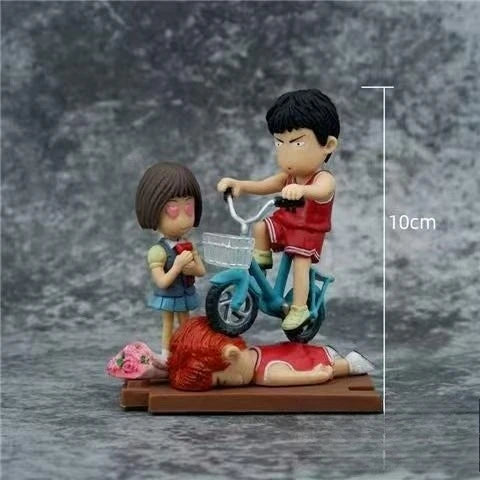 New SLAM DUNK Takenori Akagi Action Figure Cartoon Kaede Rukawa Model Decoration Chibi Anime Merchandise Holiday Gift