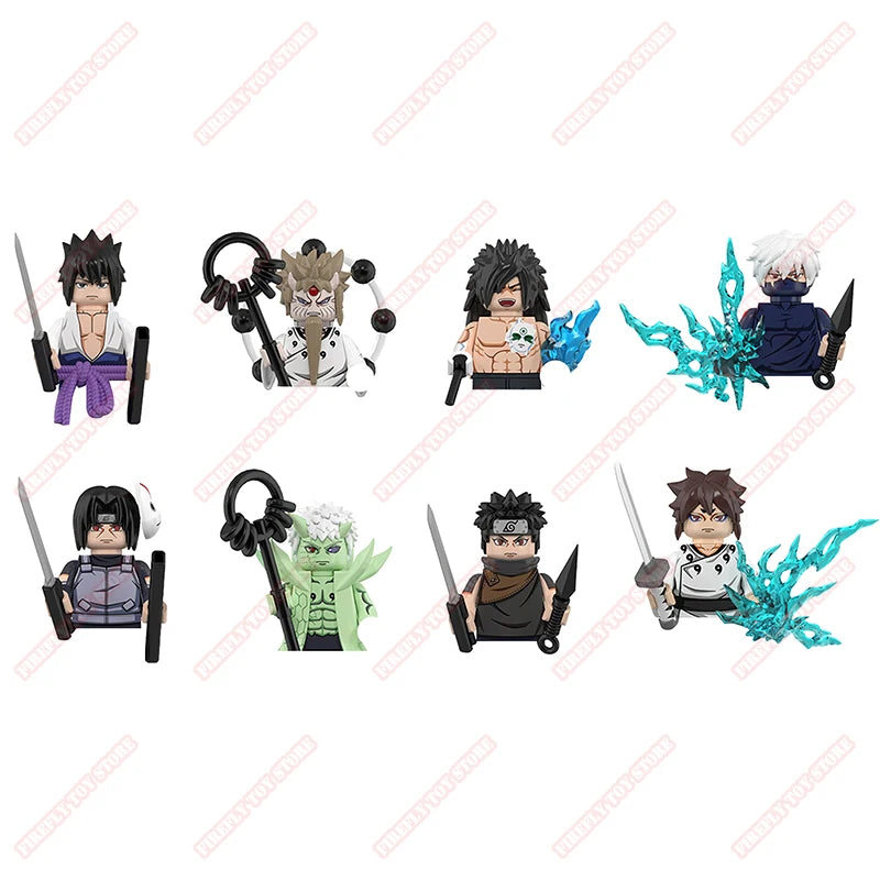 Naruto Animation Game Peripheral Toys Susanoo Sasuke Itachi Kakashi Obito Madara Shisui Anime Action Model Figures Collection