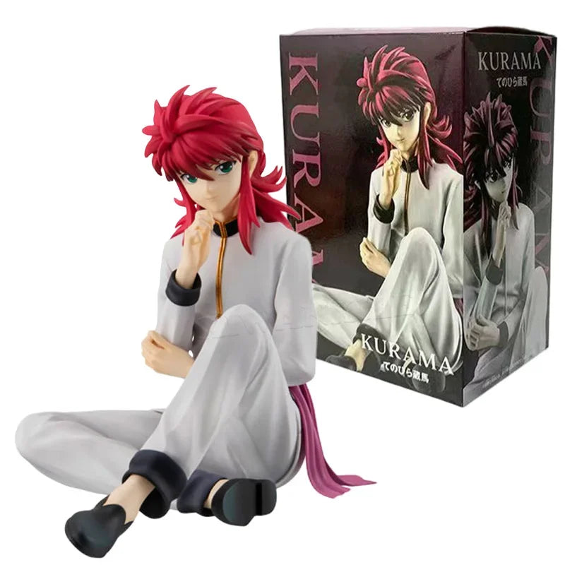 8cm YuYu Hakusho Figure Palm Size Yusuke Urameshi Anime Shuichi Minamino/Youko Kurama Action Figure Collectible Model Doll Toys