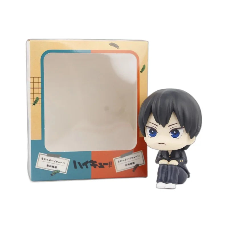 Anime Figures Haikyuu Shoyo Hinata Action Figures PVC Tobio Kageyama Toys for Children Collector Haikyu Model Birthday Gifts