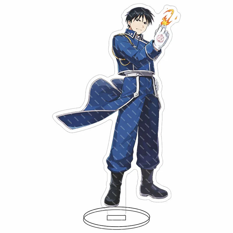 Anime Fullmetal Alchemist Acrylic Stand Action Figure PVC Desktop Stand Model Toy Christmas Gif