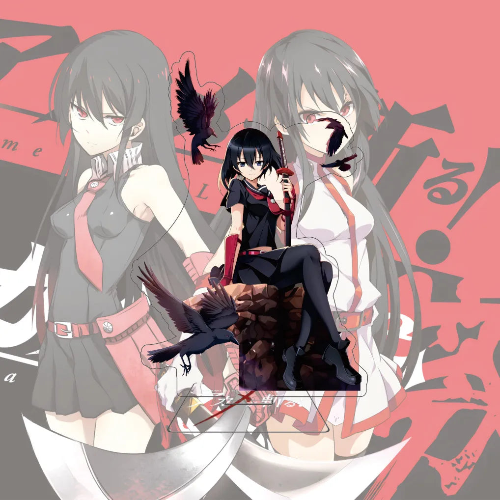Anime Akame ga KILL 15cm Acrylic Stand Model Cosplay Characters Ornament Accessories Goods Collection Gifts