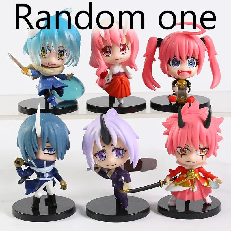 That Time I Got Reincarnated As A Slime Anime Figures Rimuru Milim Kawaii Action Figure PVC Model Toy Collection Kids for Gift