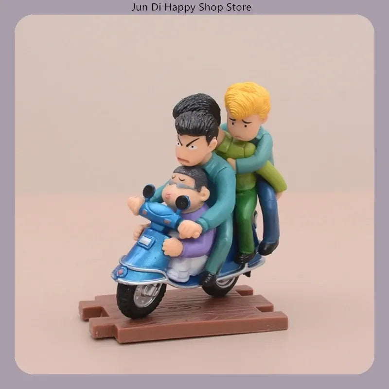 5pcs Slam Dunk Anime Figure Set - Sakuragi Hanamichi And Rukawa Kaede Statues for Boys Desktop Collection Ornament Gifts