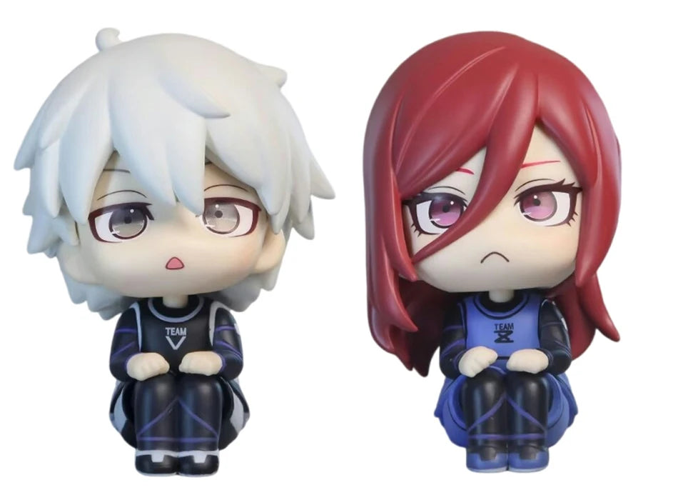 BLUE LOCK Action Figures Isagi Yoichi Bachira Meguru Anime Figure Q Version Figurine Collectible Model Children Toys Doll Gifts