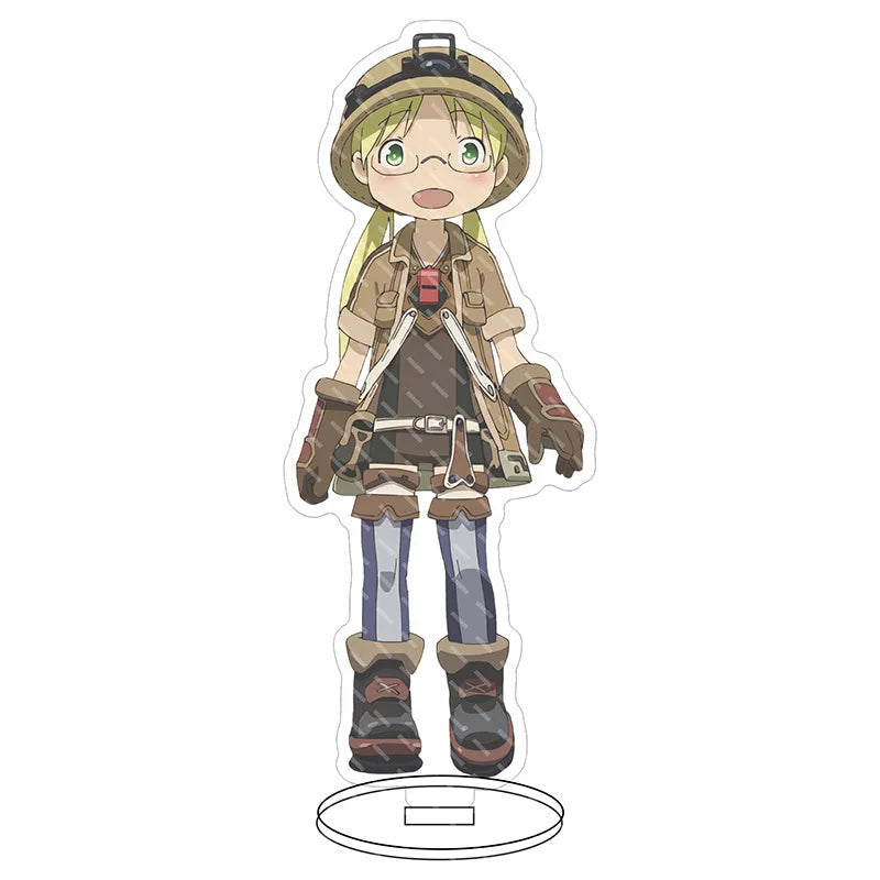 Made In Abyss Anime Acrylic Stand Model Figures Riko Nanachi Cosplay Creative Model Plate Desk Decor Cute Standing Sign Gifts