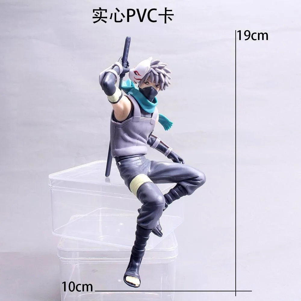 Animated character Naruto Uchiha Itachi Sasuke Pain Kakashi Naruto Shippuden action character set model children's toy gift