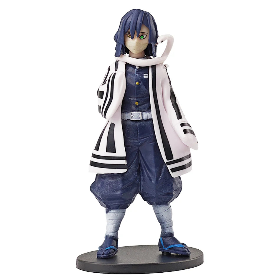 Demon Slayer Anime Action Figure - Kamado Tanjirou with Agatsuma Zenitsu And Nezuko PVC Model Toys Kimetsu No Yaiba Warriors