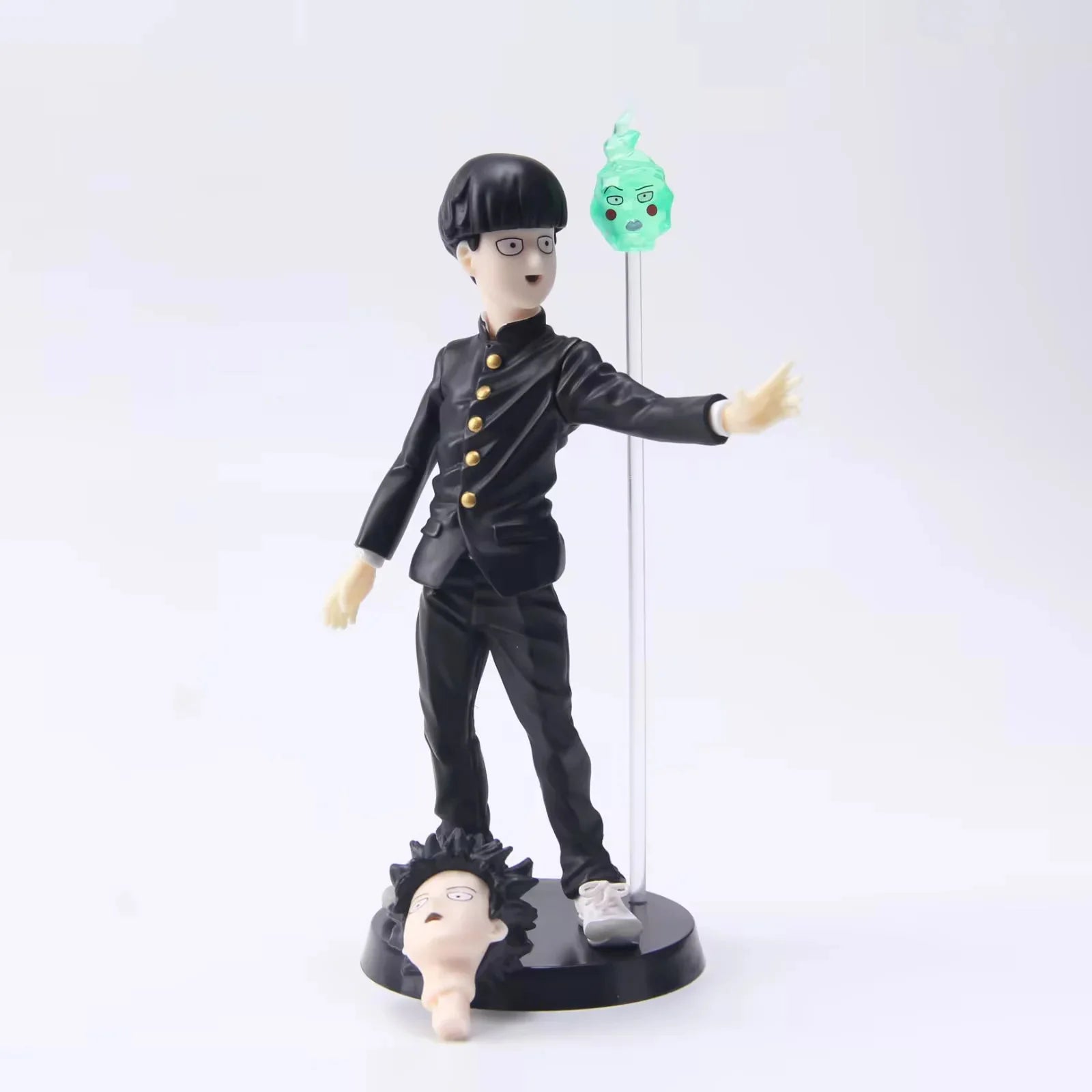 16cm Mob Psycho 100 Shigeo Kageyama 2 Heads Anime Figure Model Statue Fans Collection Desktop Decoration Ornament Toys Gifts