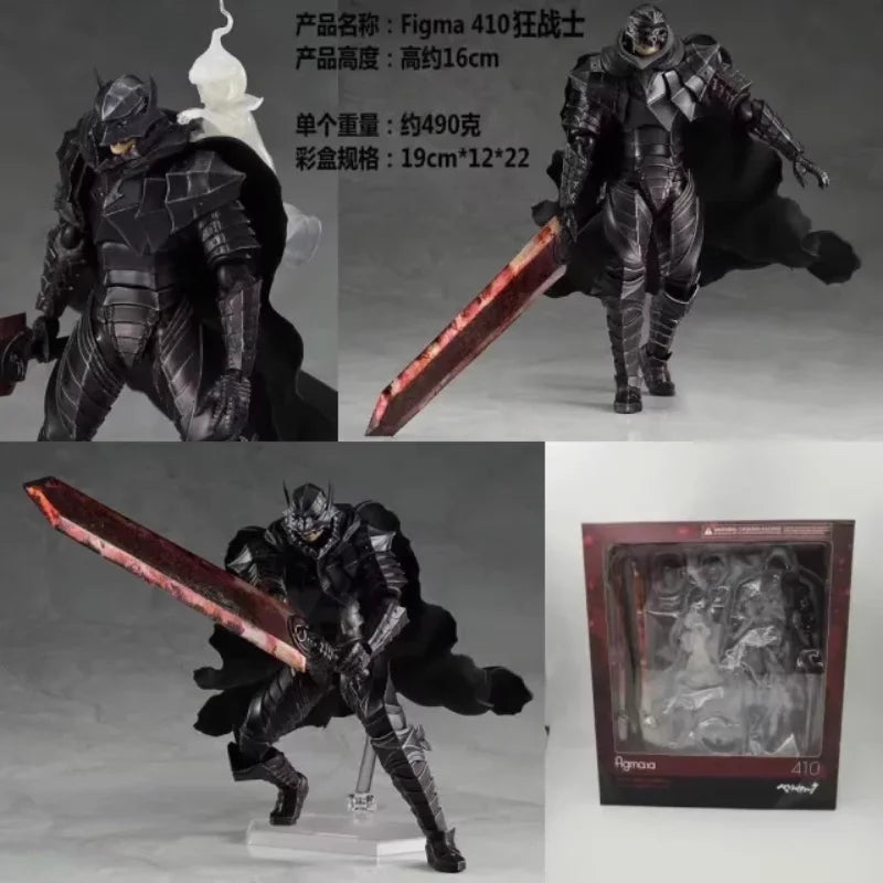 【Spot Goods】410 Bellsman Figma 359 Guts Black Swordsman PVC Action Figure Toy Anime Collectible Model Doll Gift