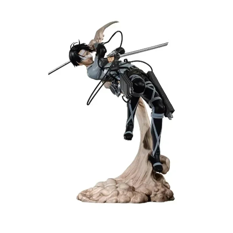 Bandai Original Action Figures Anime Attack on Titan Ichiban Kuji Hange Zoe Levi Ackerman PVC Model Collectible Toys Gift Figure