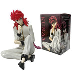 Figura de Anime YuYu Hakusho de 8cm, figura de acción de Urameshi Yusuke, figura de tapón de fideos Kurama, colección de PVC par