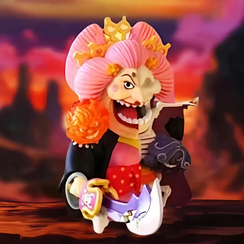 Hot Selling Original One Piece Blind Box The Battle Of Ghost Island Series Half Skull Anime Peripheral Action Figures Model Gift